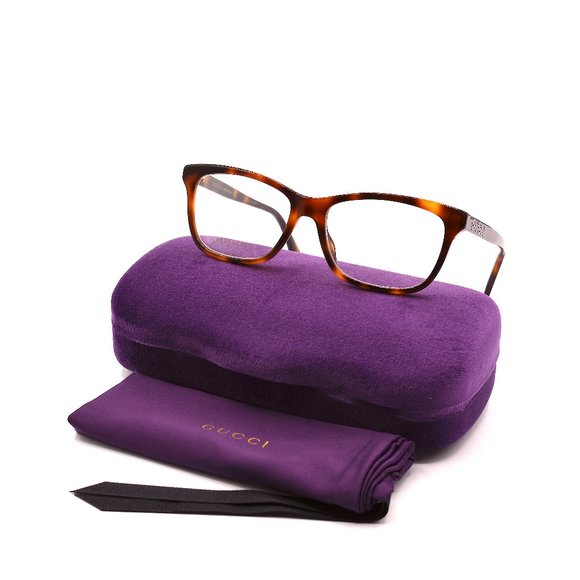 NEW GUCCI GG0731O 002 HAVANA AUTHENTIC EYEGLASSES FRAME - Picture 11 of 12